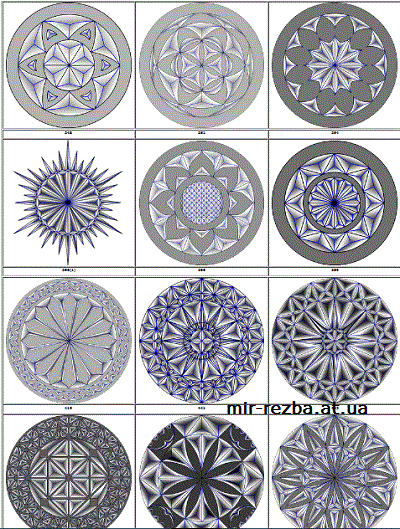 Эскизы резных розеток посложнее (1)
