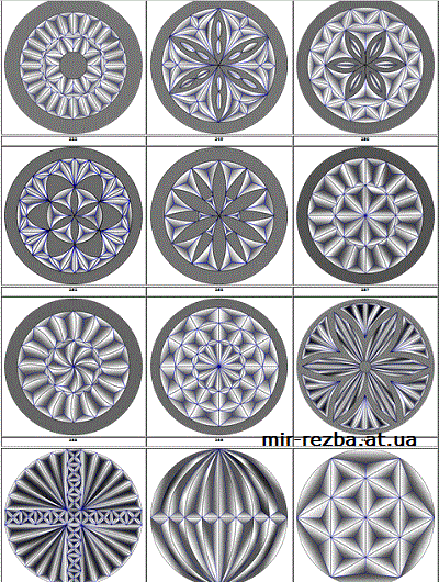 Эскизы резных розеток посложнее (2)