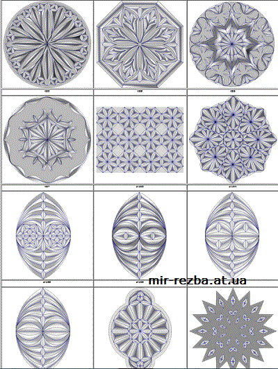 Эскизы резных розеток посложнее (6)